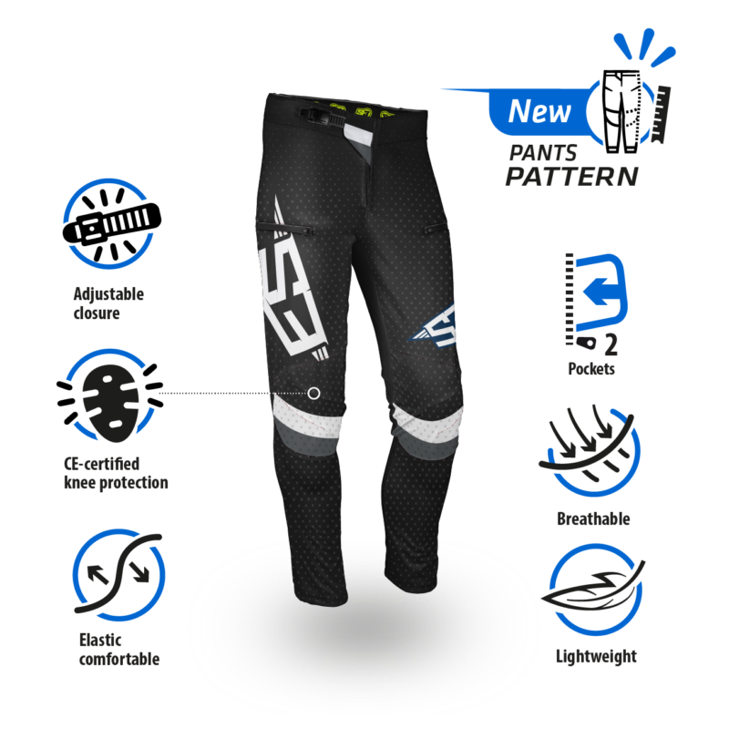 NEW 2025 RACING COLLECTION – FLEX TRIAL PANTS – BLACK | Trial